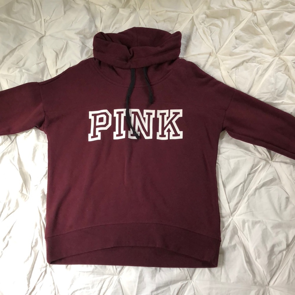 VS PINK turtleneck sweatshirt/ hoodie